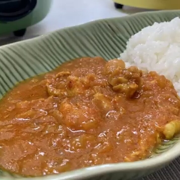 ＼大同電鍋／チキンとトマトスパイスカレー